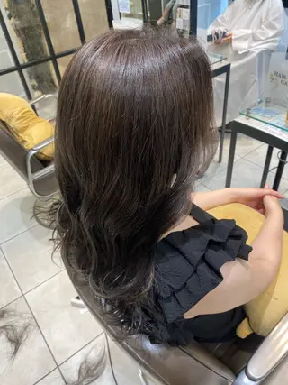 ロング カラー 韓国ヘア🍒渡辺 咲🍒のヘアスタイル