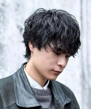 ショート パーマ メンズ SALOWIN名古屋Suite店所属・名古屋のメンズ特化 美容師/わたるのヘアスタイル