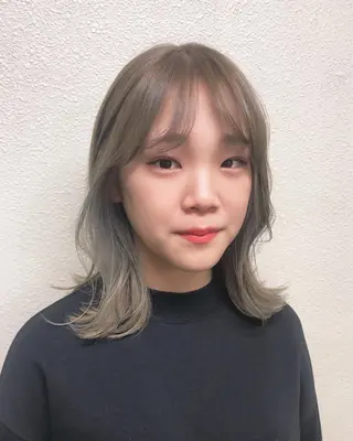 ミディアム カラー spooopy所属・🕊大垣 めぐみ🕊のヘアスタイル