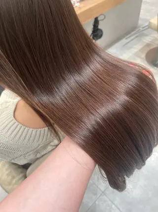セミロング カラー 永井 龍空のヘアスタイル