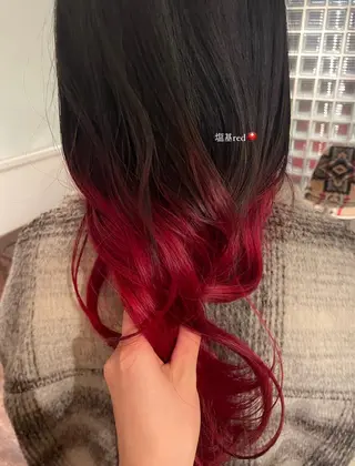 ロング カラー ヘアアレンジ MARIO HAIR DESIGN所属・ブリーチ/艶髪矯正 🌒Ameriのヘアスタイル