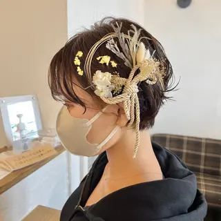 ショート 伊藤ゆかり/髪質改善 /透明感カラーのヘアスタイル