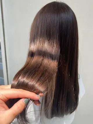 セミロング カラー マツモト カラー/ショートボブのヘアスタイル