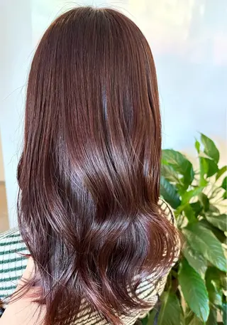 ミディアム カラー Salon de  COCO所属・Yuka /ツヤカラー✨のヘアスタイル