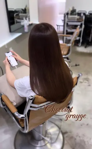 ロング カラー 石川 裕将のヘアスタイル