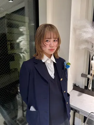 ミディアム カラー mitbytree吉祥寺所属・髪質改善/透明感カラ ー/Atsukoのヘアスタイル