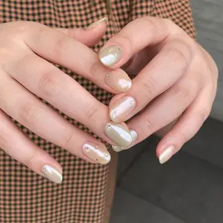 ネイル 𓂃toi. 儚げnuanceのネイルデザイン