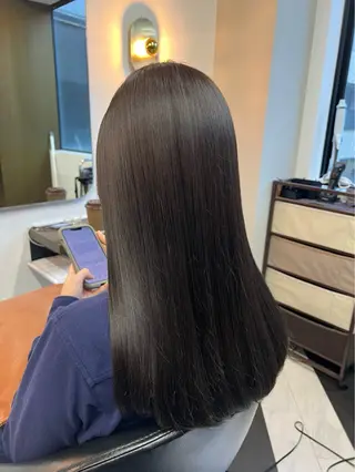 カラー luludi by APHRODITE GINZA所属・柔らか×艶カラー 🍊ayano🤍のヘアスタイル