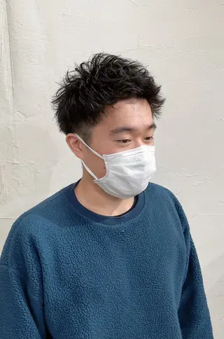 ショート メンズ かんばら りょーいのヘアスタイル