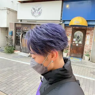 ショート カラー メンズ Wataru 髪質改善カラー💎のヘアスタイル