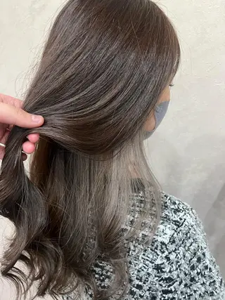 ロング 髪質改善カラー🎀 アイブロウ✨麗華のヘアスタイル