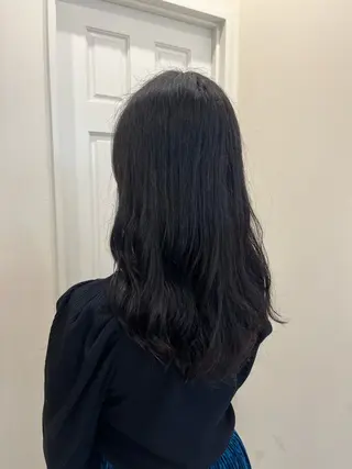 セミロング パーマ コテ巻き風パーマ🌀 カラー/Asukaのヘアスタイル
