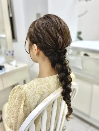 ヘアアレンジ 似合わせヘアメイク 💐オダギリチアキのヘアスタイル