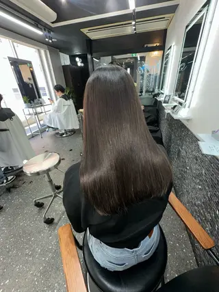 ロング カラー パーマ 髪質改善⭐️縮毛矯正 吉祥寺⭐️Rinaのヘアスタイル