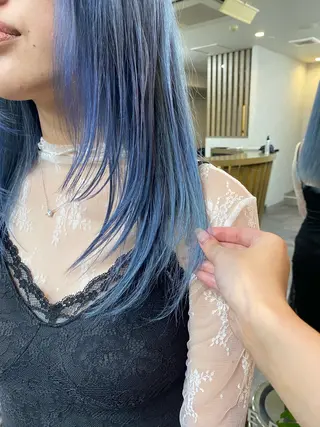 ロング ななみ/博多/ ブリーチ/髪質改善のヘアスタイル