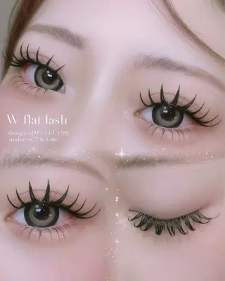 マツエク・マツパ YK フクザワ所属・YK マツエクのマツエク・マツパデザイン