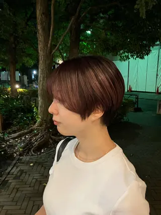 ショート 加藤 凌のヘアスタイル