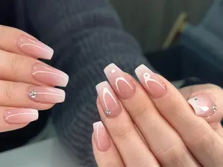 ネイル ココナッツネイル つきえ❄️🫧のネイルデザイン