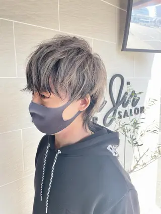 ショート カラー パーマ メンズ Roijir所属・roijir ロイジーのヘアスタイル