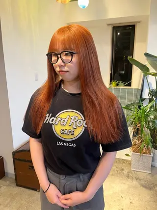 セミロング カラー 🩷ハイトーン透明感 レイヤー🩷ユリカのヘアスタイル