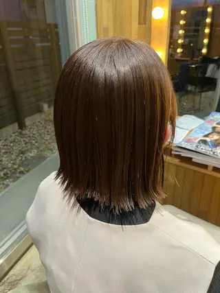 ミディアム 長南 やよいのヘアスタイル