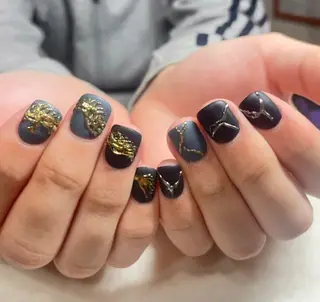 メンズ ネイル Chérinail 爪のお手入れのネイルデザイン