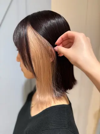 ミディアム カラー 渡邉🐩 カットモデル募集中のヘアスタイル