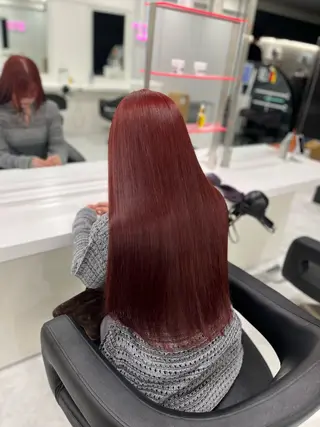 ロング ダメージレスハイ トーン💖kanonのヘアスタイル