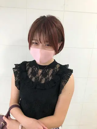 ショート 大沼 佑英のヘアスタイル