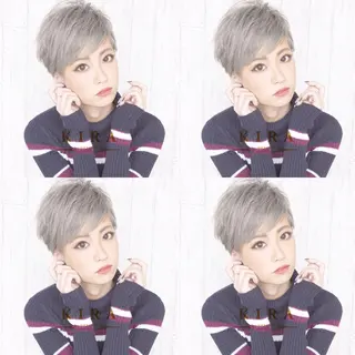 ショート 【KIRA 代表】 TATSUYAのヘアスタイル