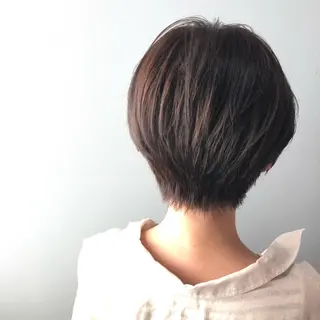 ショート カラー パーマ 艶髪/韓国レイヤー イノウエヒロキのヘアスタイル