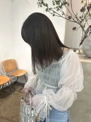 セミロング カラー Terve. 赤松 メイのヘアスタイル