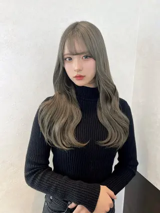 カラー nehus nagaoka所属・🖤複雑履歴ブリーチ Mizuki 🖤のヘアスタイル