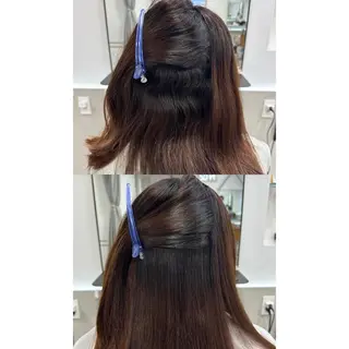 ロング パーマ 縮毛矯正/ネイル 🌻ひまわり🌻のヘアスタイル