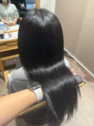 セミロング 箕畑 麗菜のヘアスタイル