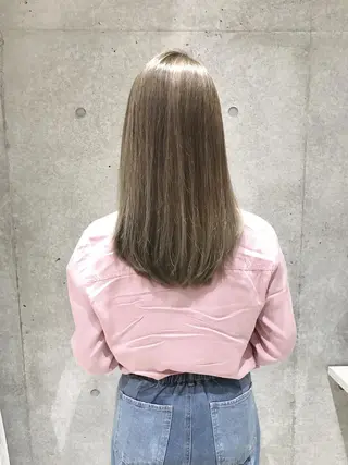 セミロング カラー 井坂 和博のヘアスタイル