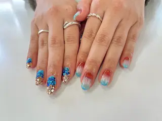 ネイル デ・アイム赤城所属・ナリス化粧品🌹 saoriのネイルデザイン