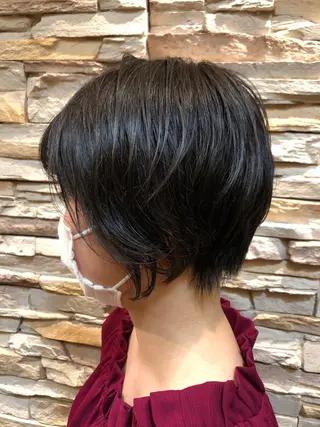 ショート パーマ 本多 美羽のヘアスタイル