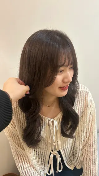 カラー 透け感color 🫧ruko🌿銀座のヘアスタイル