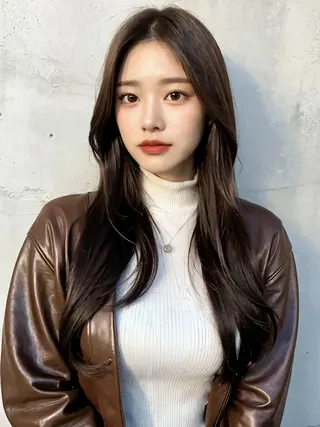 ロング 髪質改善🇰🇷 レイヤーカット/梅田のヘアスタイル