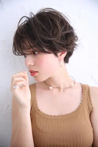 ショート ⭕️メンズパーマ⭕️ 山口 裕太郎のヘアスタイル