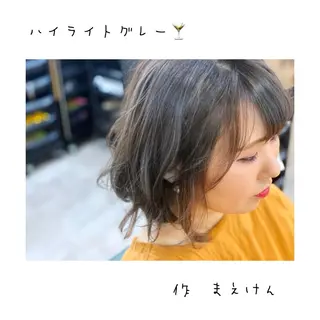 ショート カラー 前田 健太のヘアスタイル