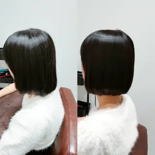 ショート 髪質改善美容室bokuno鳴海店所属・髪質改善/星野久美子 /撮影モデル募集のヘアスタイル