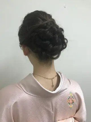 ロング Delight ヘアメイク着付けのヘアスタイル
