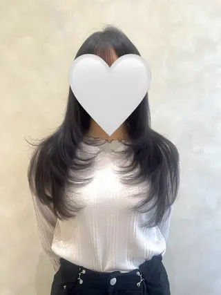 セミロング ヒロカ︎︎୨୧⋆ 艶カラー/ハイトーンのヘアスタイル