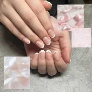 ネイル ℝ𝕦𝕜𝕒 🐈⬛🎀のネイルデザイン