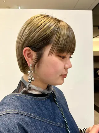 ショート カラー salowin神戸三宮suite所属・工藤 貫多のヘアスタイル