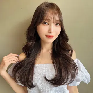 ロング カラー youres  hair恵比寿本店所属・小山潤/韓国レイヤー /ヘアケアマイスターのヘアスタイル