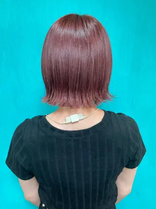 ミディアム 【髪質改善特化】 新宿/縮毛矯正/セラのヘアスタイル