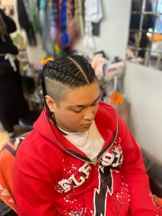 ヘアアレンジ メンズ scamp所属・scamp⭐️ さくらのヘアスタイル